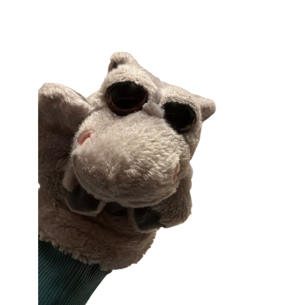 [Plush] Kids Unbranded Hippo Hand Puppet OS Grey